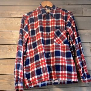 Vintage Northway Plaid Flannel Shirt M